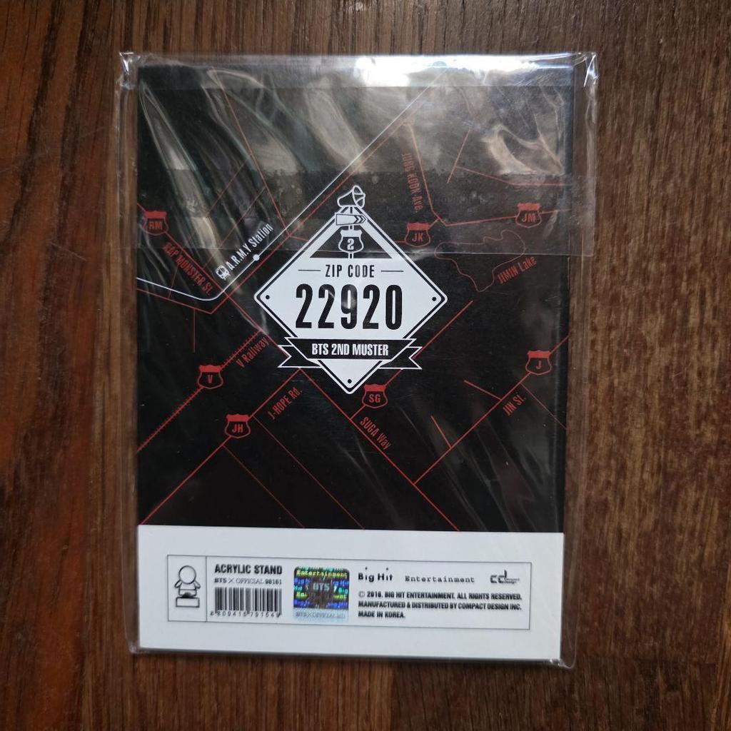Used BTS Acrylic Stand V ZIP CODE 22920