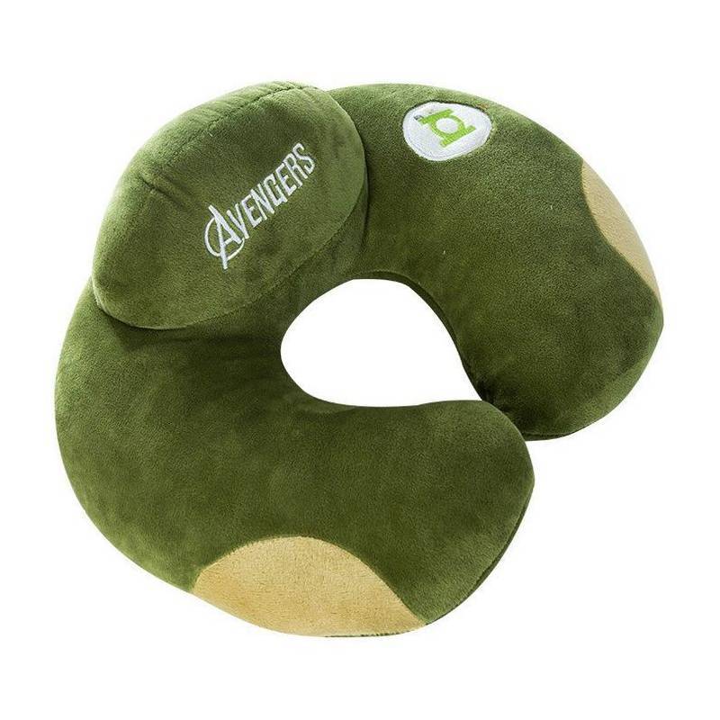 Batman U Shaped Travel Pillow With Cotton Filling For Office And Nap Breaks