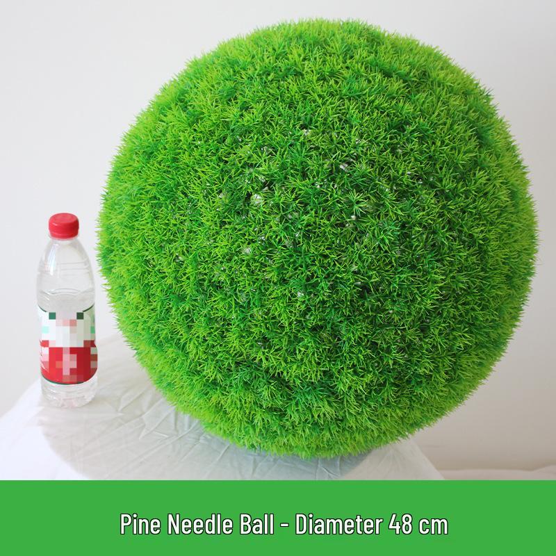 Artificial Greenery & Grass Ball Ceiling Decoration for Visual Merchandising and Store Windows