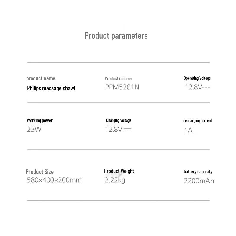 Philips PPM5201N Neck and Shoulder Massager