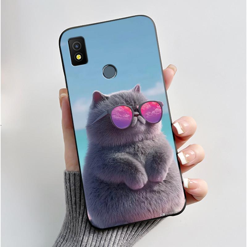 Casing For Cricket Icon 4 Icon 5 Phone Case Luxury Cute Cool Boys Girls Black TPU Soft silicone Back Cover For Icon4 Icon5 Shell