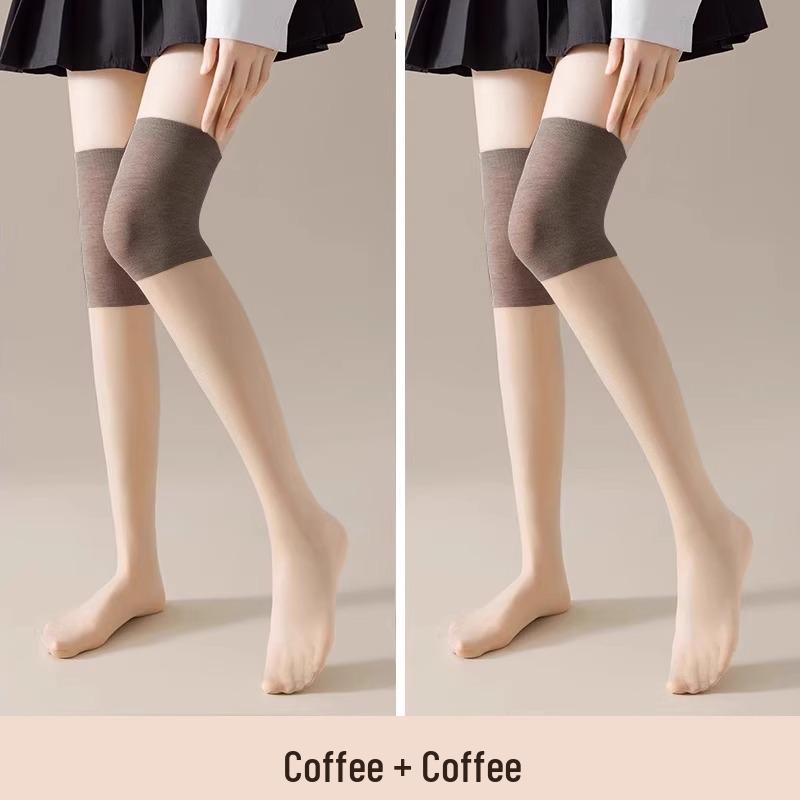 Women's Thin Over-Knee Anti-Slip Knee Pads - Warm, Anti-Snag Stockings for Summer or Air-Conditioned Rooms