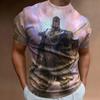 3d Printed T-Shirt For Men Retro Men's T-Shirt Fashion Men   Oversized Short Sleeved Tees Quick Dry Sports Shirt