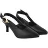 Shoetopia Side Buckle Detailed Black Pumps For Women & Girls /Uk5