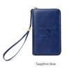 2024 RFID Travel Passport Wallet - Long Zipper, Multifunctional Holder for Documents, Tickets, and More