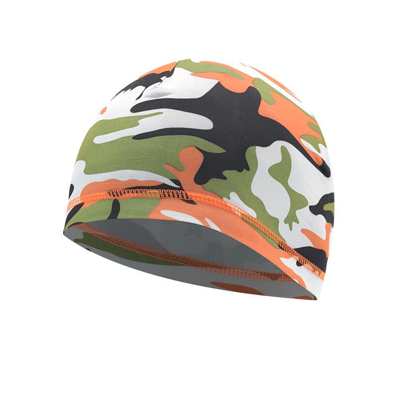 Summer Skull Cap UV Protection Ice Silk Helmet Liner Men Women Hat Workout Quick Dry Motorcycle Cycling Running Stretchy Beanie