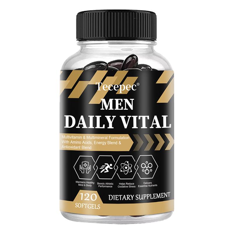 Multivitamins Supplement, With Calcium, Green Tea Extract, Lodine, 120 Softgels Per Bottle 120 Capsules