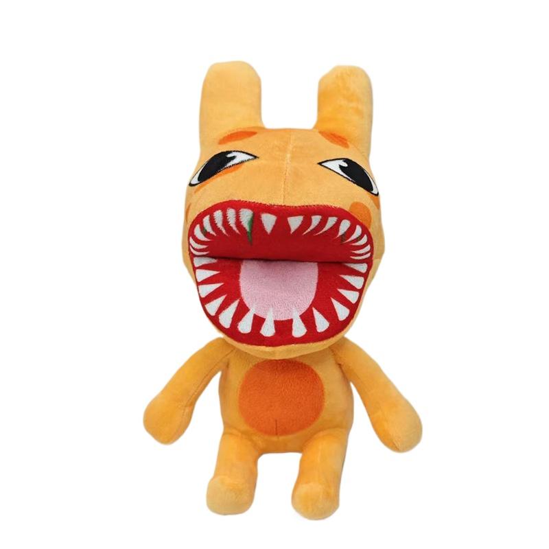 25-33cmHorror Animal Hospital Plush ToyBlue Dog Soft Stuffed Cartoon Doll CollectibleFor Adult Fans Home Decoration Cuddly Gift