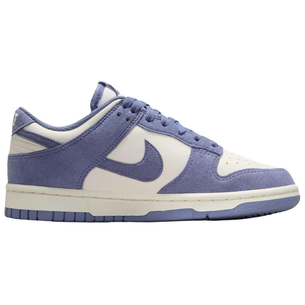 Nike Dunk Low Mini Swoosh - World Indigo Women Sneakers Purple Sail Metallic-Silver IB4417-103