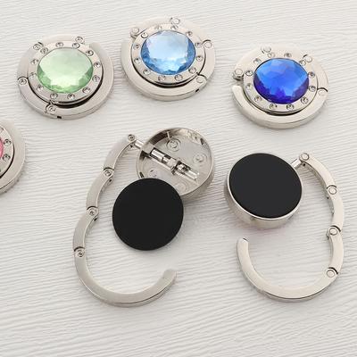 Diamond Table Clasp Table Hanger Desk Hooks Bag Holder Handbag Hanger Purse Hook Folding