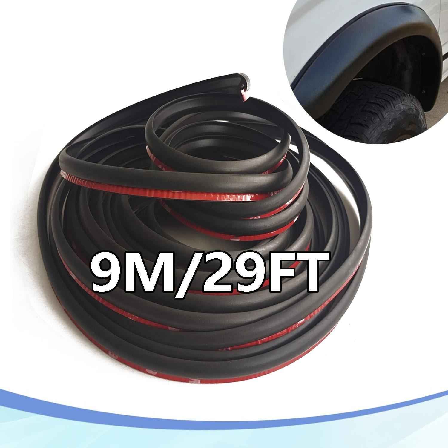 1*Universal Seal Rubber Strip Fender Flare Edge Trim For Car Truck Wheel Well 9M