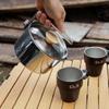 Outdoor 304 Stainless Steel Foldable Kettle & Coffee Pot