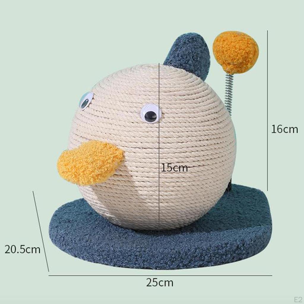 Cat Scratcher Ball Animals Decorative Scratch Post Scratching Toy for Rest Sleeping