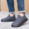 Men's Winter Thickened Cotton Shoes for Warmth and Slip Resistance, Durable and Casual Travel Shoes