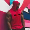 Muscleguys Muscle Guys Brand Mens Gym Stringer  Tank Top Fitness Hoodies Men Sleeveless Shirt Bodybuilding Hooded Sweatshirts Singlets Vest