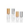 3/6/9ml Empty Glass Perfume Bottle Stainless Steel Roller Ball DIY Portable Travel Essential Bottle
