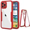 Coque - pour iPhone 12 Pro Max - Rouge - Protection 360 anti-choc - Semi-rigide - TPU