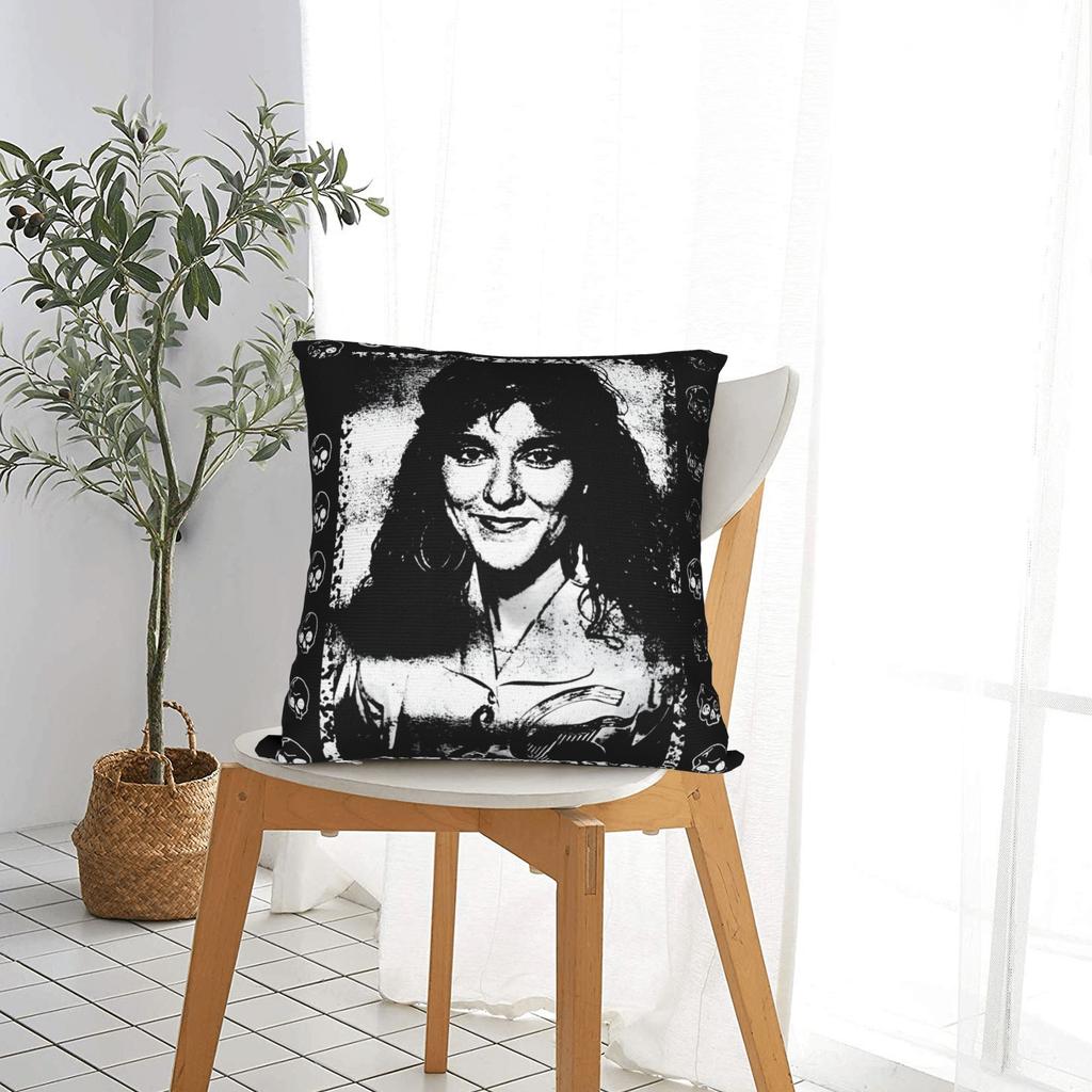 Celine Dion Faded Style Pillow Cover Kawaii Pillow Case For Living Room Chair Soft Cushion Cover Birthday Gift
