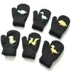 Outdoor Riding Warm Mittens Soft Elastic Knitted Full Finger Glove for Girls Boys Candy Color Cute Gloves