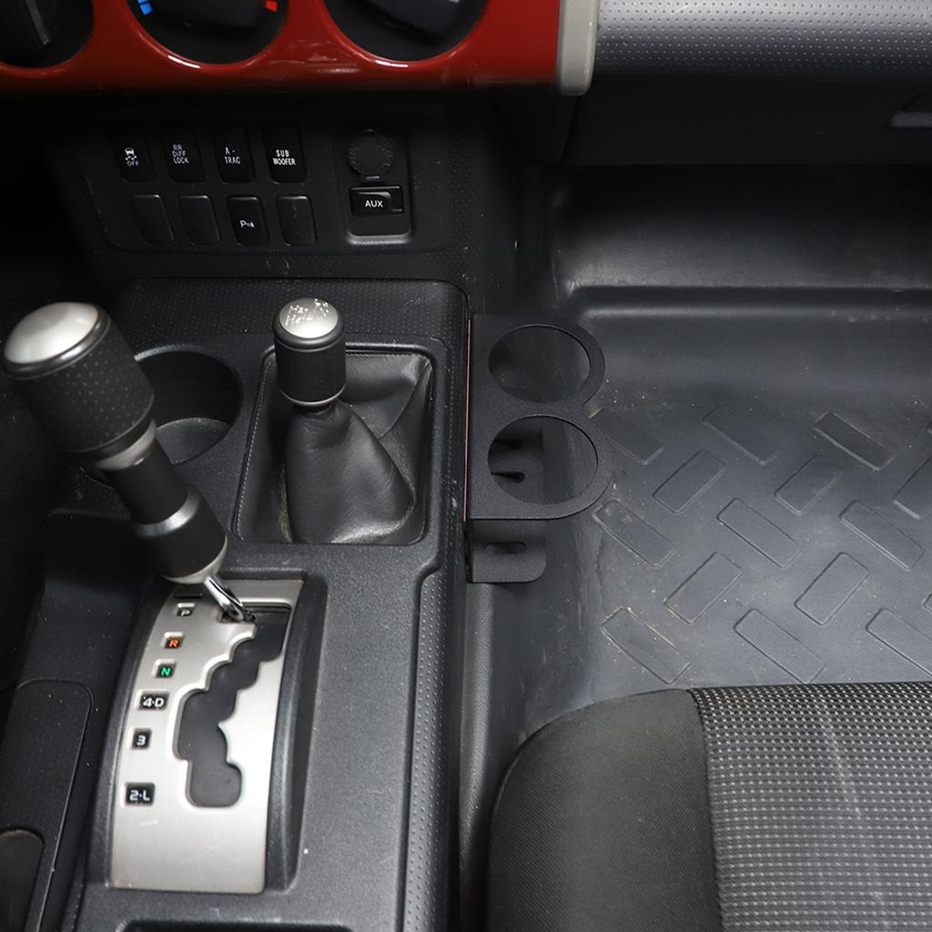 Sauicemy Car Cup Holder for Toyota FJ Cruiser Drink Water Cup Passenger Cup Center Console Small Item Storage for Cell Water and Car Aluminum Alloy