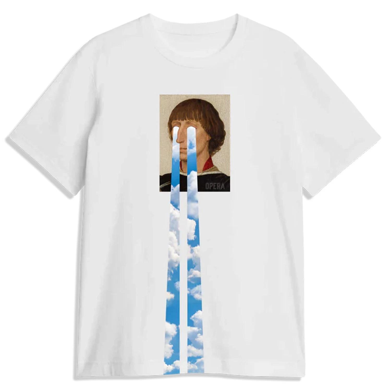 Opera Skateboards Shirt Drama Premium White 3XL
