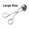 Meat Ball Maker Tool Stainless Steel Clip Round Rice Ball Shaper Spoon Meatball Making Kitchen Gadget for Fish Ball Cooking Tool