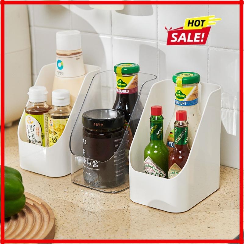 Refrigerator Organizer Bins Fridge Food Sort Storage Box Transparent Seasoning Storage Box Kitchen Fridge Storage Organizer