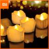 Xiaomi Lumanari LED 48/24/12 Pachet Lumanari care functioneaza cu baterii Baterii Aprinde Lumanari pentru a crea o ambianta calda care pâlpâie natural