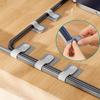 10PCS Ties Fastening Wire Reusable Cable Organizer Cord Rope Holder Self Adhesive Adjustable Organizer Strap Desk Management