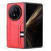 For Honor Magic V5 5G Case Card Holder Litchi Texture Leather + PC Phone Cover