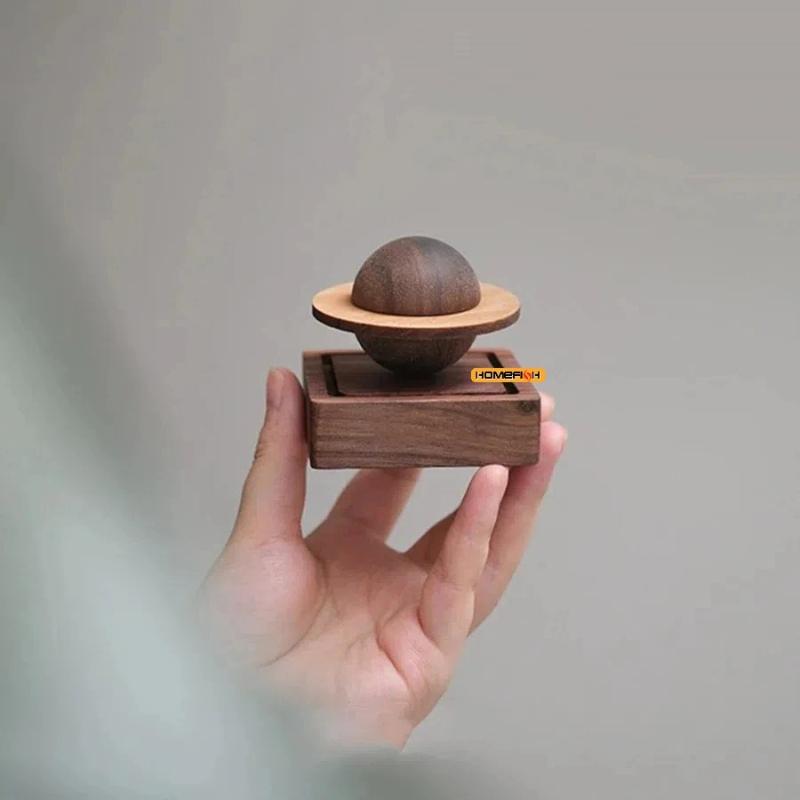 1pcs Difuser Wood Scent No Essential Oil Diffuser Jupiter Shape Decoration Fresh Air Present To Friend Dorm Room Essentials