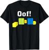 Oof Funny Colorful Smiley Face T-Shirt Vintage T Shirt  Graphic T Shirts  Men Clothing Tops Camisas Streetwear Ropa De Hombre