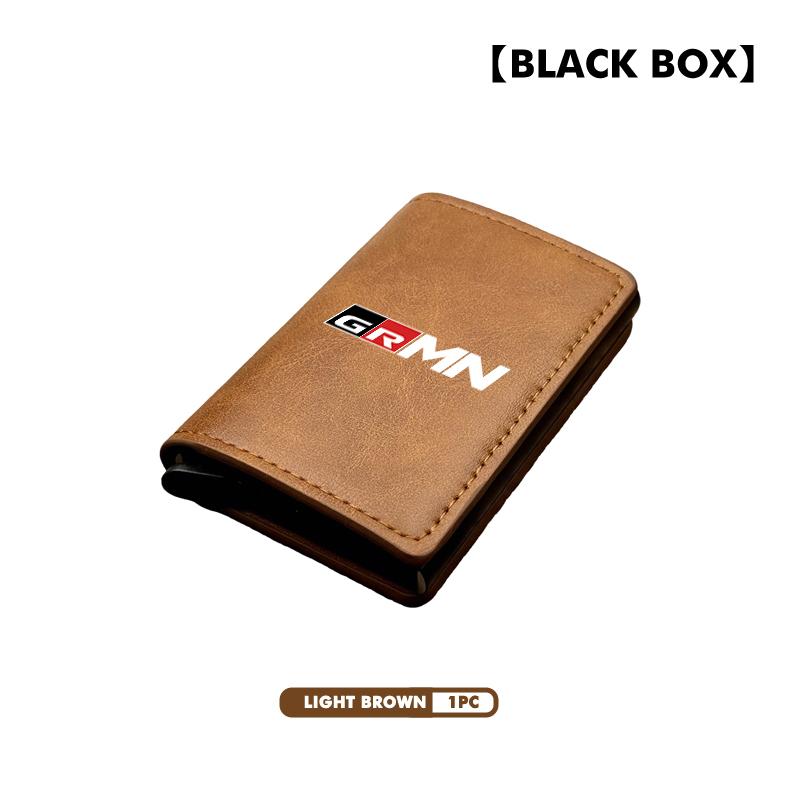 For Toyota Men's Car Anti Magnetic Anti Theft Storage Bag ID Credit Card Wallet Crown Yaris Corolla Prius Auris CHR Avalon GR