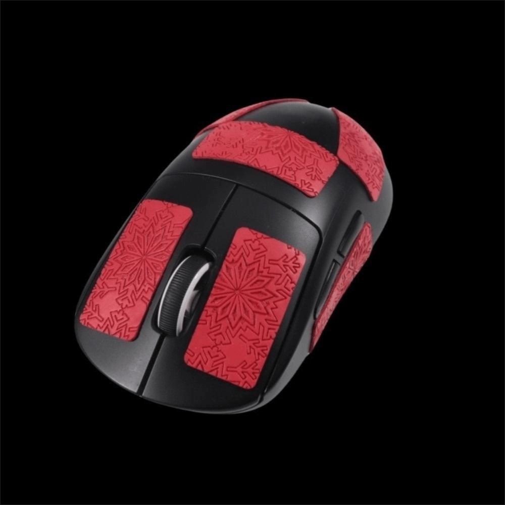 Leather Texture Universal Mouse Sticker Cut-Free Design Wear-Resistant Anti-Skid Mouse Sticker Sweat-Proof DIY Mouse Grip Tape
