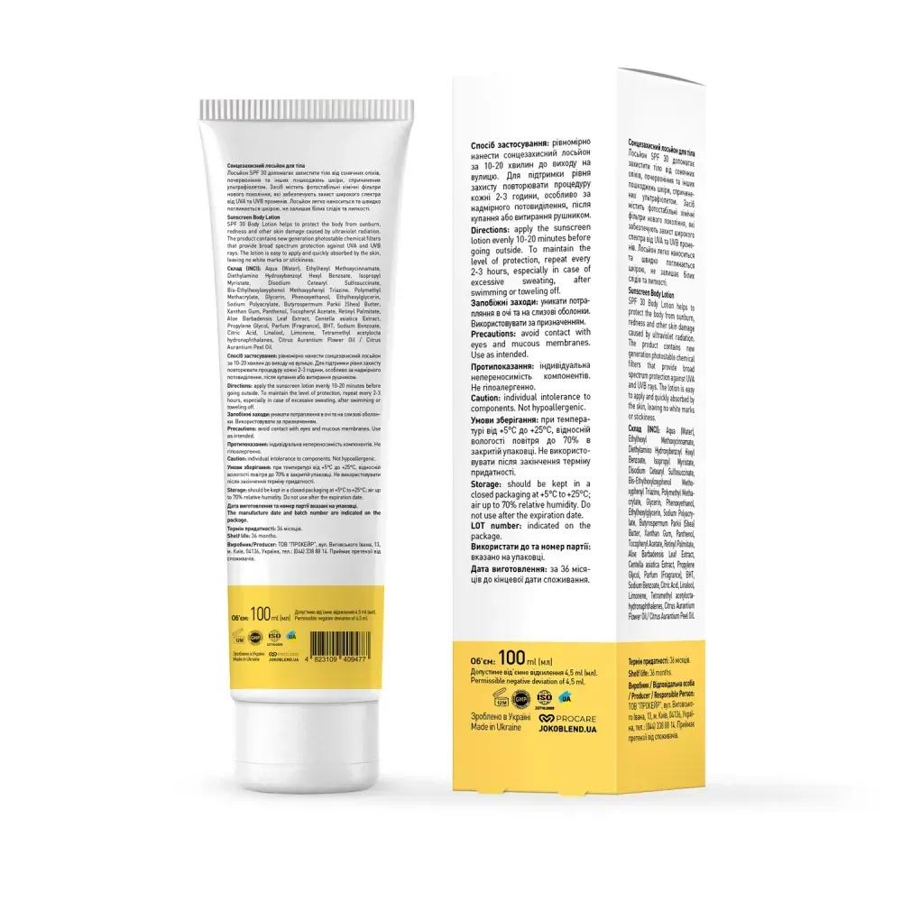 Sun Protection Body Lotion Spf 30 Joko Blend 100 Ml
