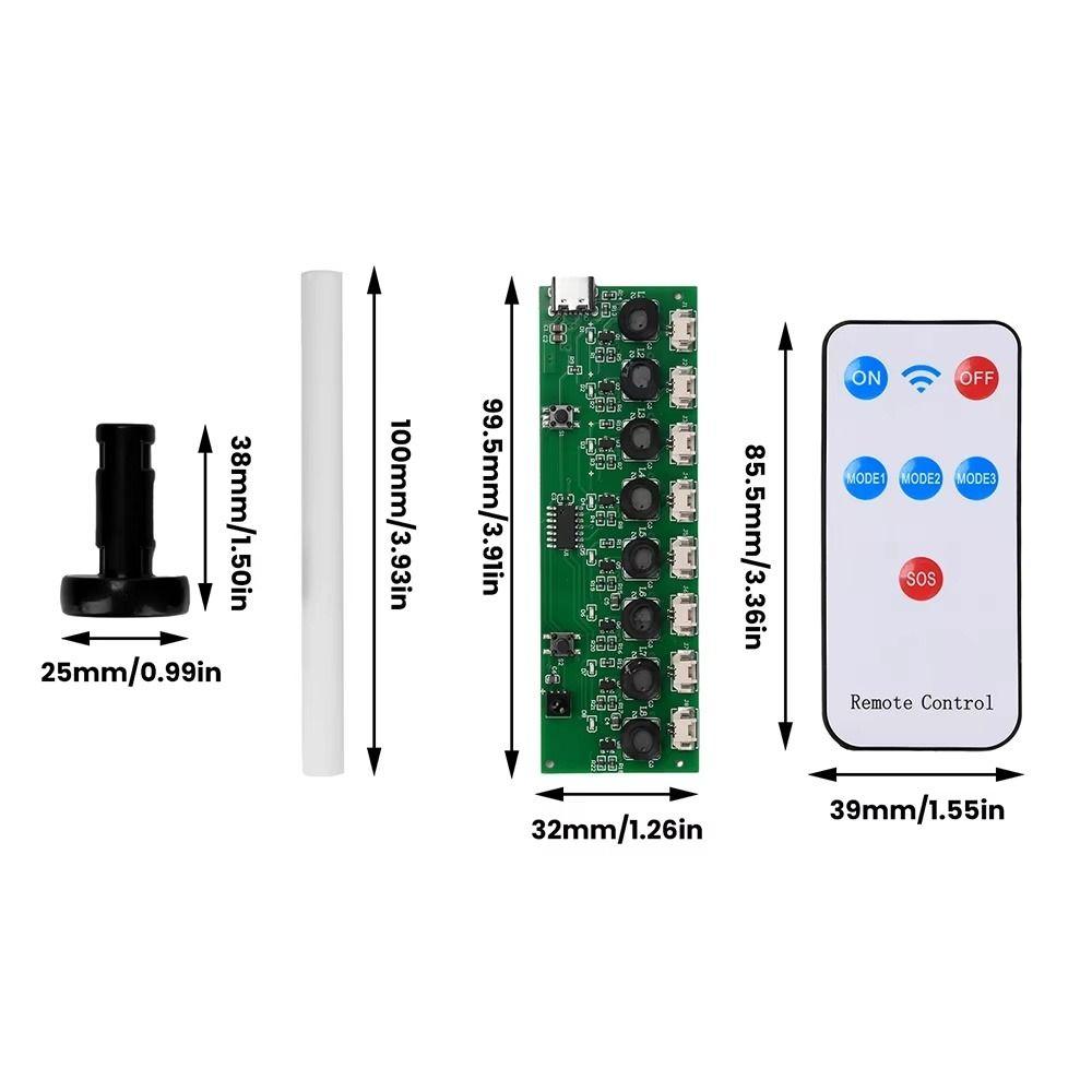 1Set 8-Nozzle Design Spray Humidifier Module  for DIY Smart Home Humidifier Projects