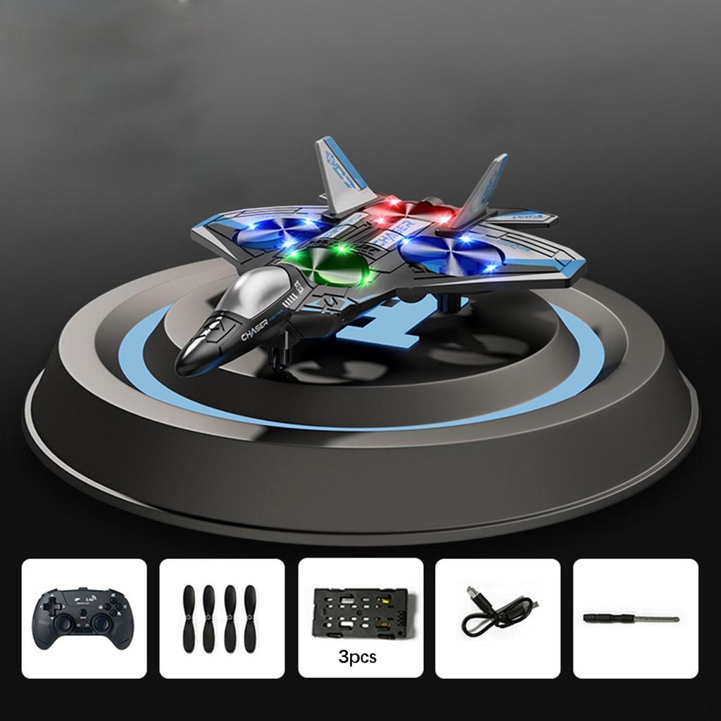 Remote Control Plane Fighter Adjustable Speed Portable Hobby Glider 360° Flip RC Airplane with