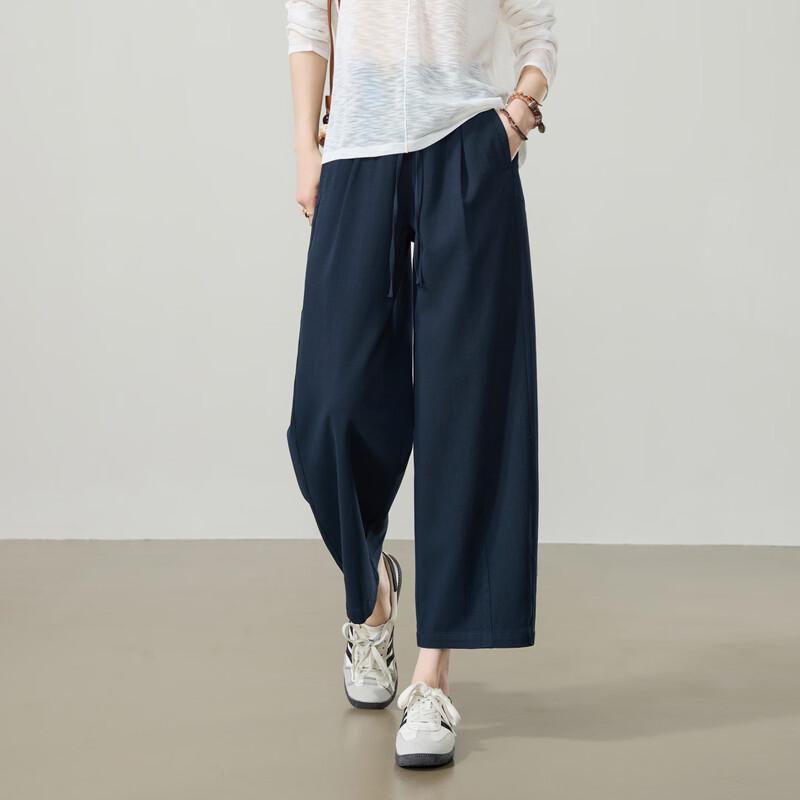 ESE-Y Women's Lyocell Cotton Linen Harem Pants