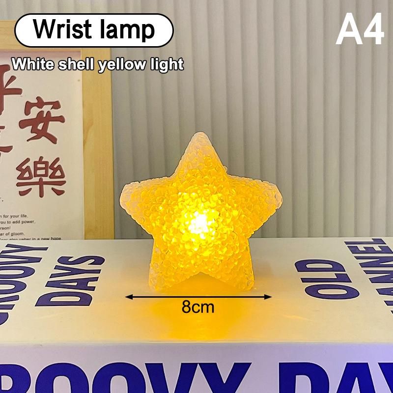 Stern Handheld LED Licht Kunststoff Sternförmiges Nachtlicht Anti-Rutsch Band Licht Lampe Für Tanzaufführung Bühne Foto Requisite