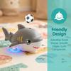 Mini Electric Swivel Shark Toy Portable Sensory Baby Toy Floating Ball Blowing Toy  Children's Toys
