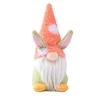 2023 Lindo conejito de Pascua gnomo decoración poste de pie regalo ideal para familiares amigos niños peluche suave hecho a mano