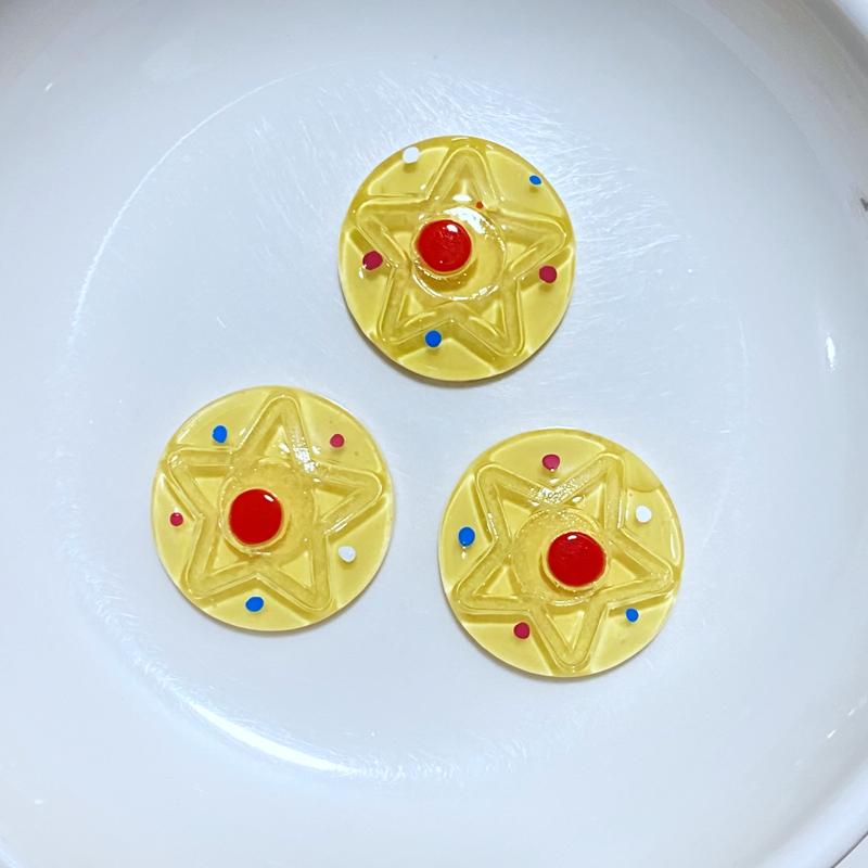 

10Pcs New Resin Lovely Cartoon Magic Stick Flat Back Cabochon Scrapbook DIY Embellishments Accessories