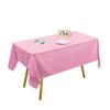 Disposable Tablecloth PE Material Thick Rectangular Table Cloth Easy To Use Solid