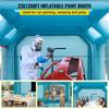 Inflatable Spray Booth Car Paint Tent 7 X 4 X 2.5 M Filter System 2 Blowers