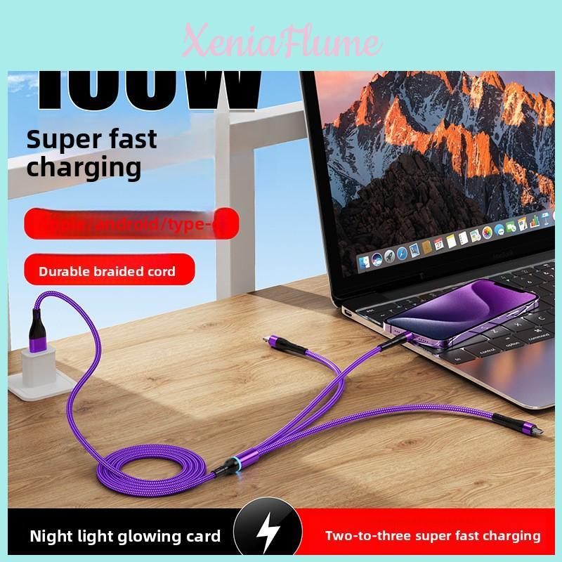Usbc Charging Cable With Fast Charging For Android Apple Huawei Devices 100w Power Delivery