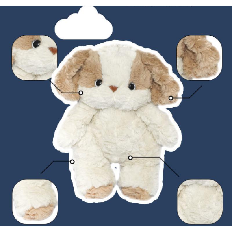 Cartoon Dog Cute Plush Dolls Animal Stuffed Toys Sleepy Companion Throw Pillow