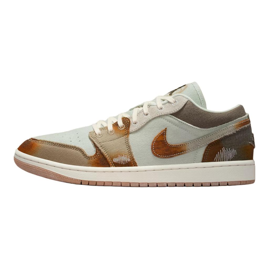 Air Jordan 1 Low Sail Light Bone Pánské tenisky Hnědé Vícebarevné IM6664991