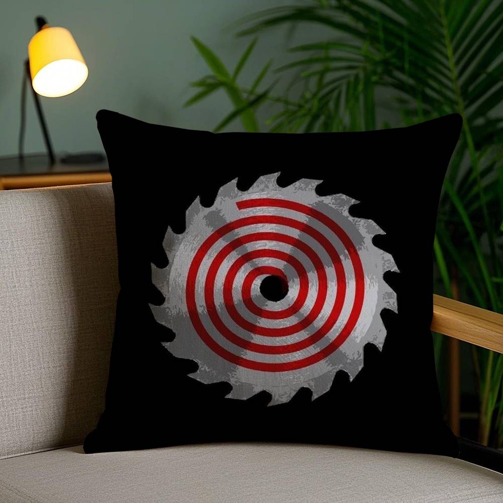 Horror Movie S-Saw X Pillow Case Office Sofa Dorm Chair Back Short Plush Double-Sided Printing Home Cushion Cover