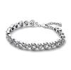 925 Silver Popular Shining Five-Pointed Heart Ruby Bracelet Fit Charm DIY Bead Charm For Women Fine Jewelry