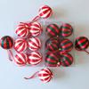6Pcs 8cm Christmas Ball Ornaments Plastic Hanging Decor for Tree Window Display & DIY Crafts Shatterproof Festive Decorations